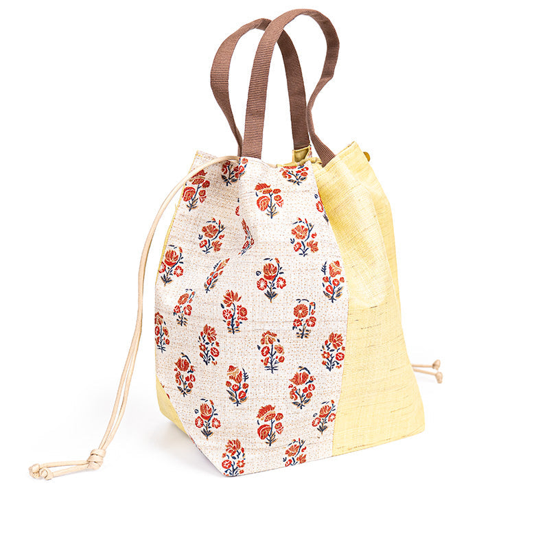 Bolso Kinchaku Japonés de Lino Sarasa
