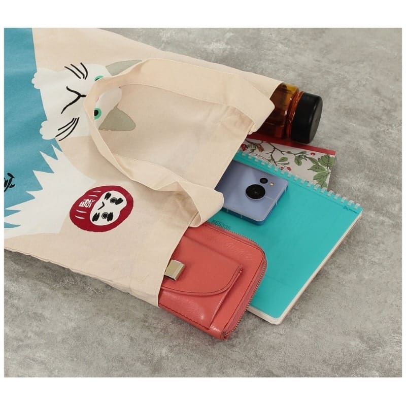 Bolso Tote Fuji Neko Daruma