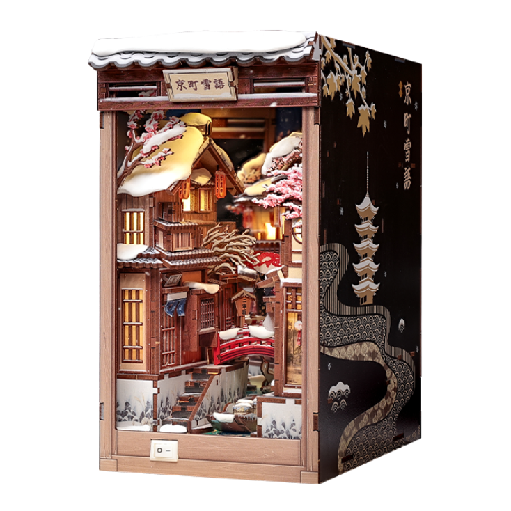 Book Nook Japonés Kyoto Snow Whisper