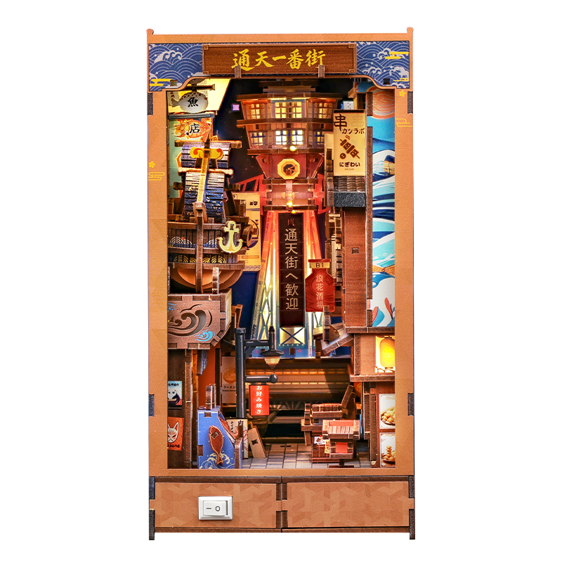 Book Nook Japonés Tsutenkaku Ichiban Street