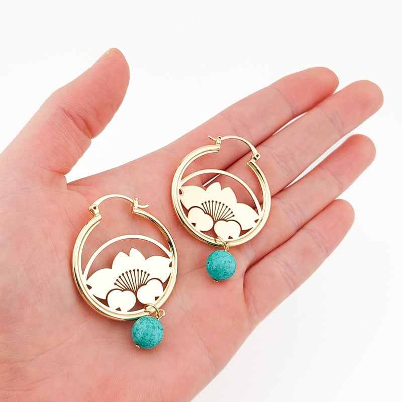 Pendientes japoneses Hana Kamon