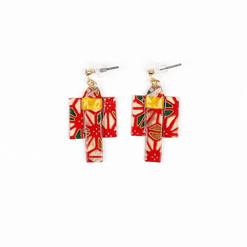 Pendientes Kimono Rojo