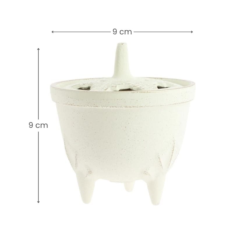 Brûleur d’Encens Fonte Iwachu Blanc