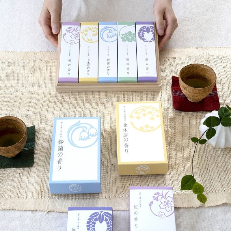 Cajita de Incienso Japonés Natural