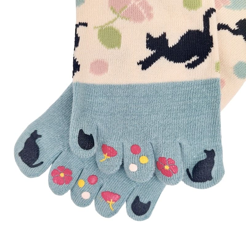 Calcetines de 5 Dedos Yumemi Neko EU 36-39