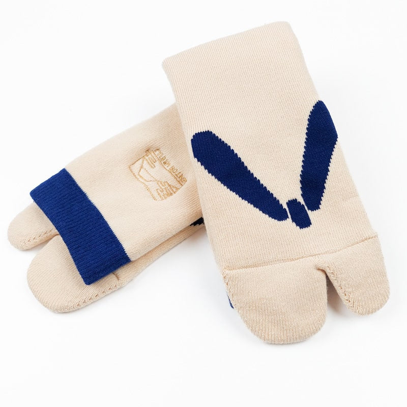 Calcetines Japoneses Chanclas - Beige EU 37-42