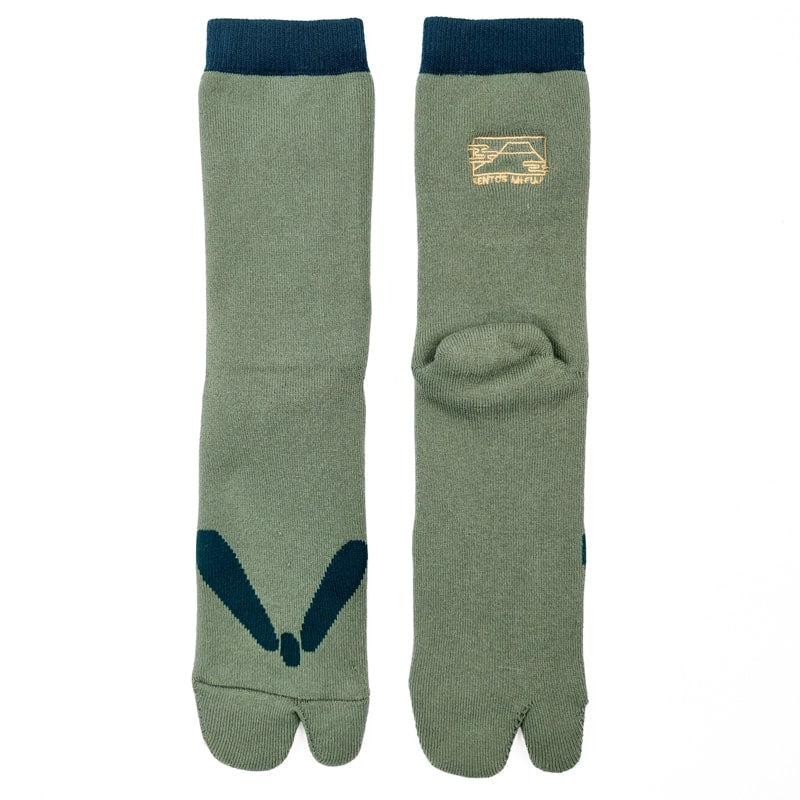Calcetines Japoneses Chanclas - Caqui EU 37-42