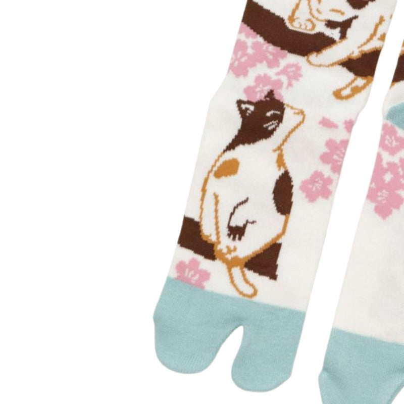 Calcetines Tabi Gato Sakura
