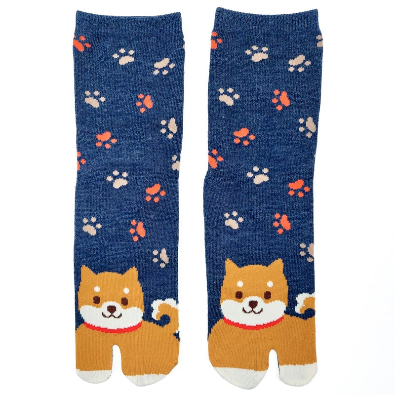 Calcetines Tabi Shiba - 6 Pares EU 36-40