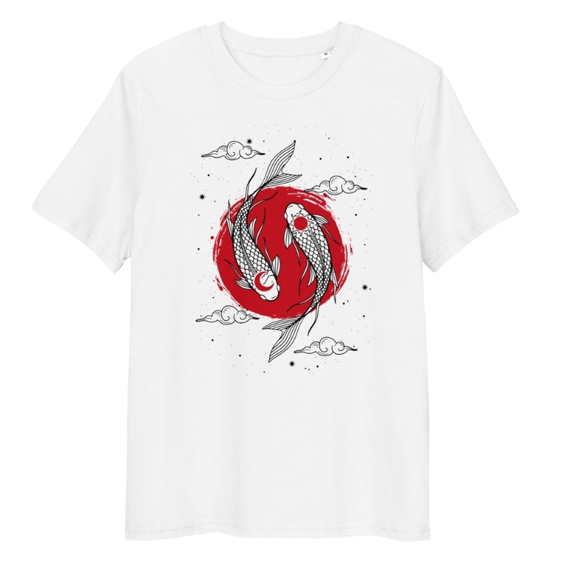 Camiseta Japonesa Duo Carpa Koi S