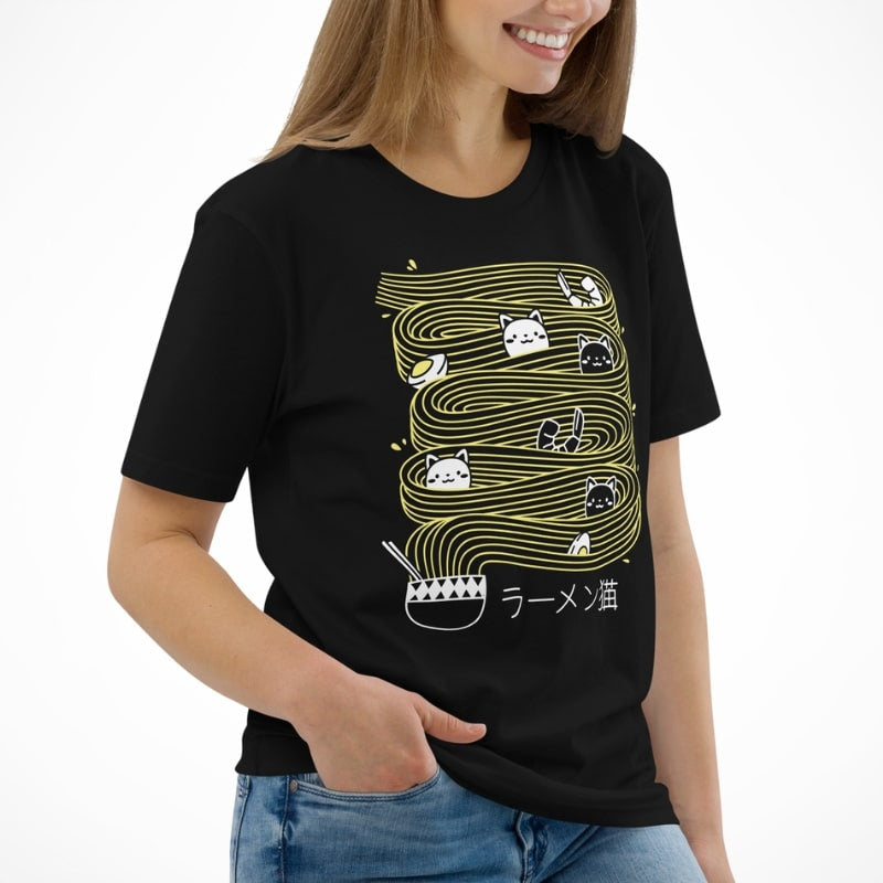 Camiseta Japonesa Ramen Kawaii