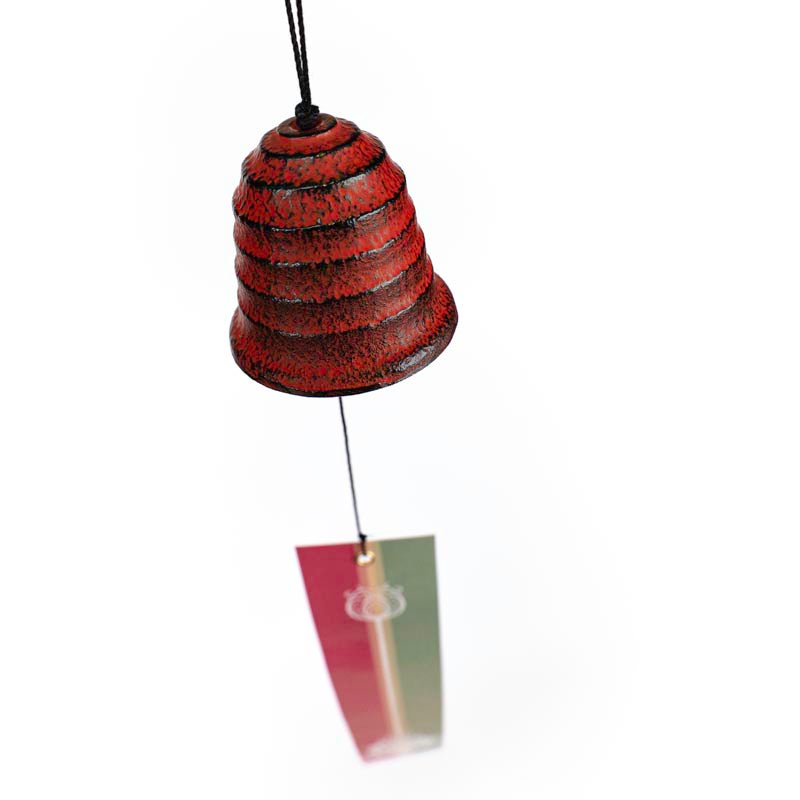 Campana de Viento Fūrin – Hierro Fundido Hamon Naranja