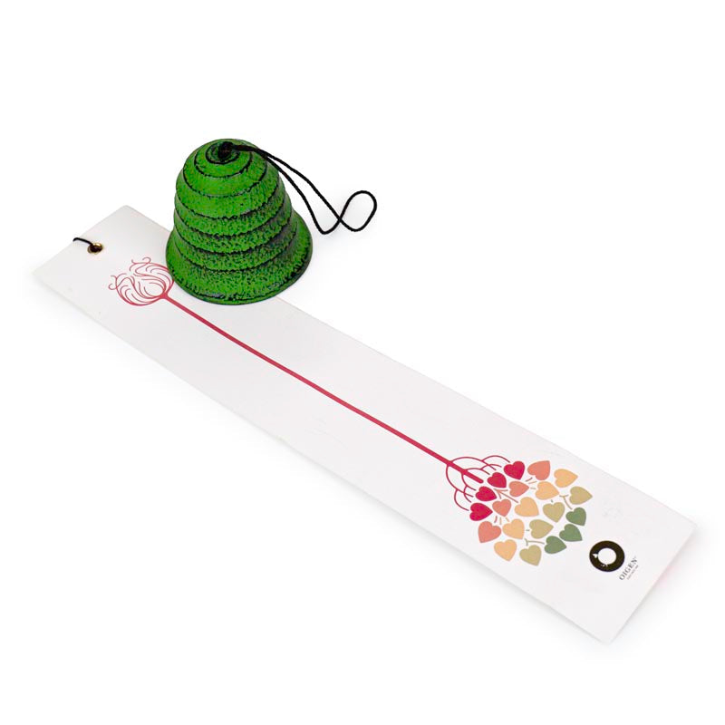 Campana de Viento Fūrin – Hierro Fundido Hamon Verde