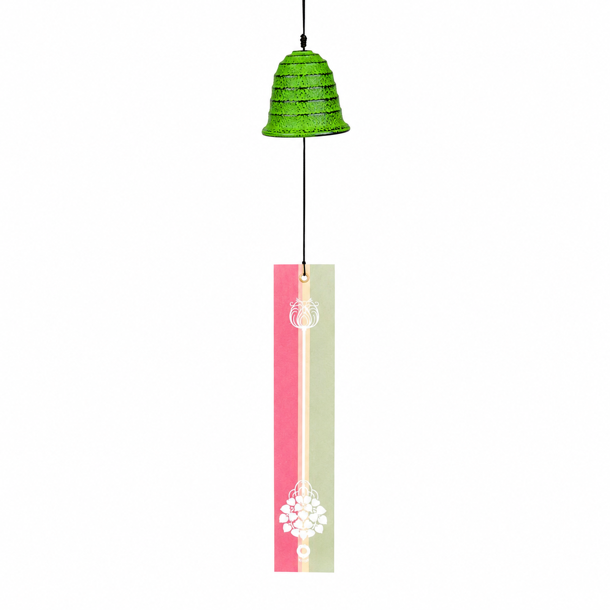 Campana de Viento Fūrin – Hierro Fundido Hamon Verde