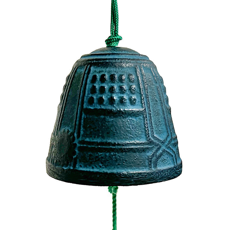 Campana de Viento Fūrin – Hierro Fundido Nanbu & Pabellón de Templo