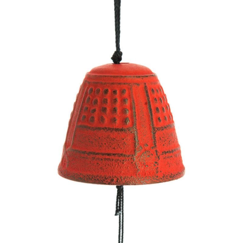 Campanilla Japonesa Furin Iwachu Rojo - 4,5 cm