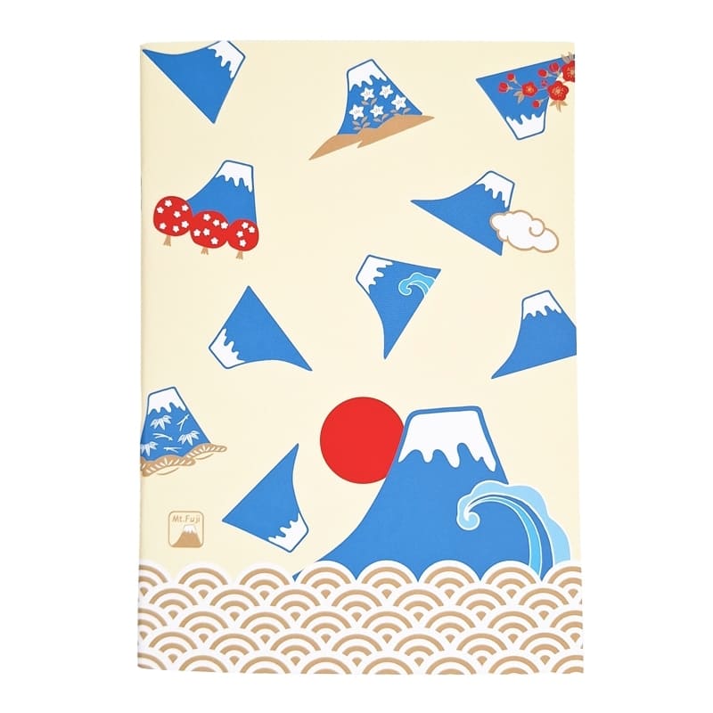 Cuaderno japonés Fujisan & Seigaiha