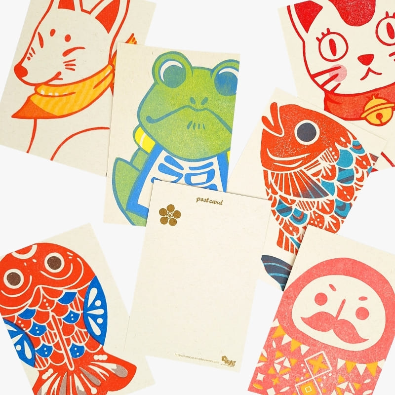 Postal japonesa Kitsune