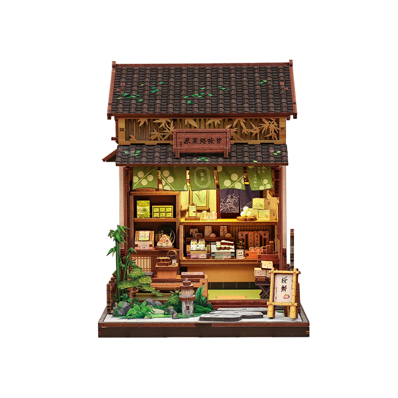 Casa Miniatura Japonesa De Madera Kanmi-Dokoro Casa de Té