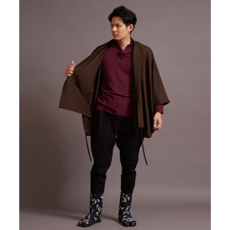 Chaqueta Kimono Marrón Hombre
