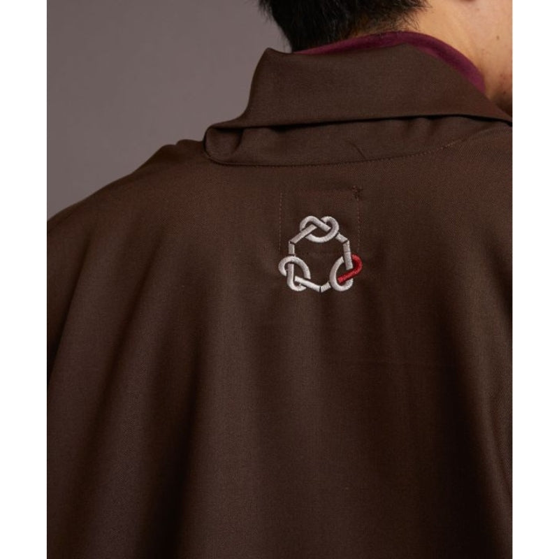 Chaqueta Kimono Marrón Hombre
