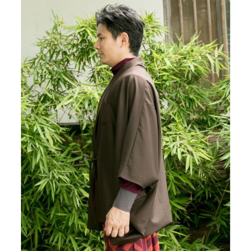Chaqueta Kimono Marrón Hombre
