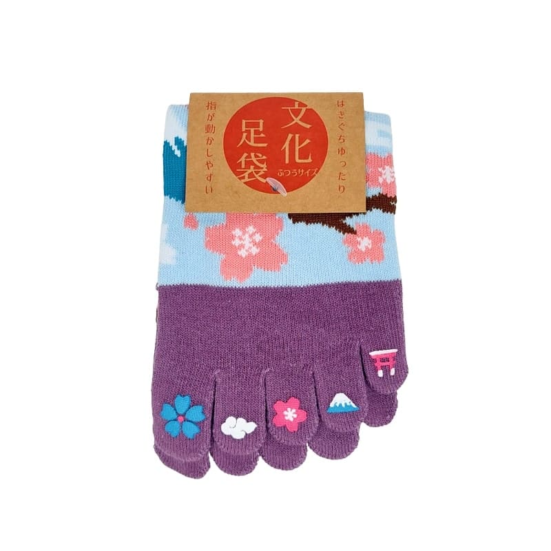 Chaussettes 5 Doigts Mont Fuji - EU 36-39