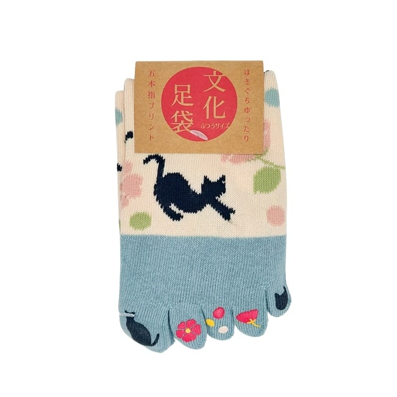 Chaussettes 5 Doigts Yumemi Neko - EU 36-39