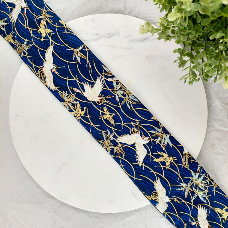 Cinturón Obi Azul Marino Tsuru