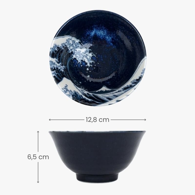 Coffret 2 Petits Bols Japonais Kanagawa