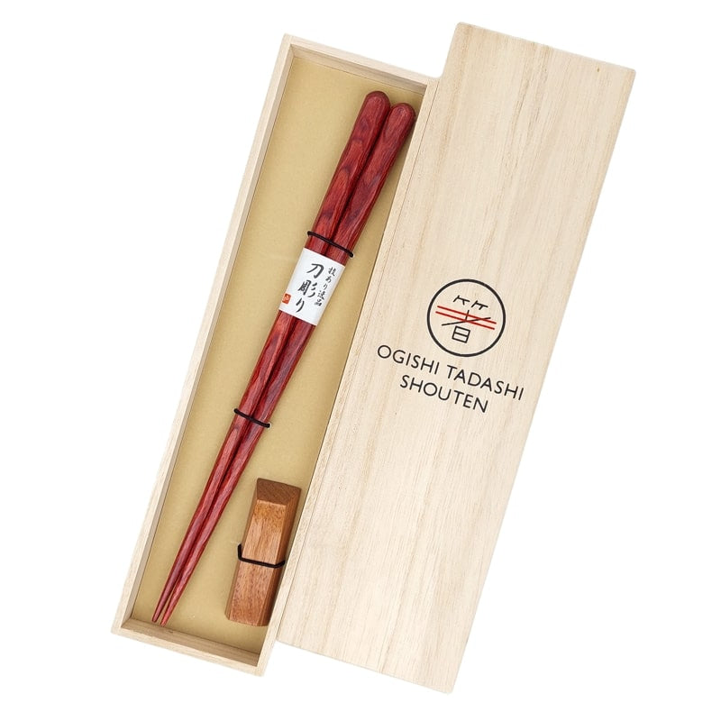 Juego de palillos japoneses de madera Hokkaidō
