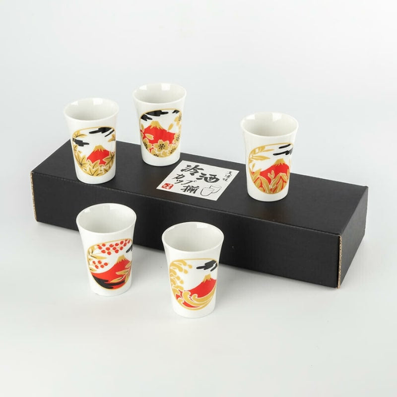 Juego de vasos de sake Fujisan