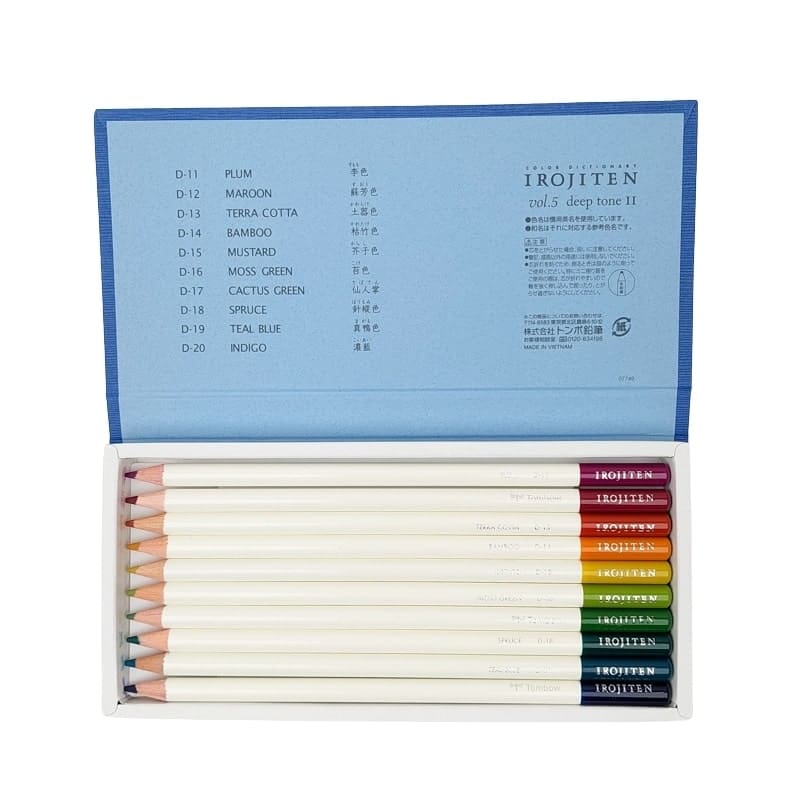 Lápices de colores japoneses Irojiten Tomo 2