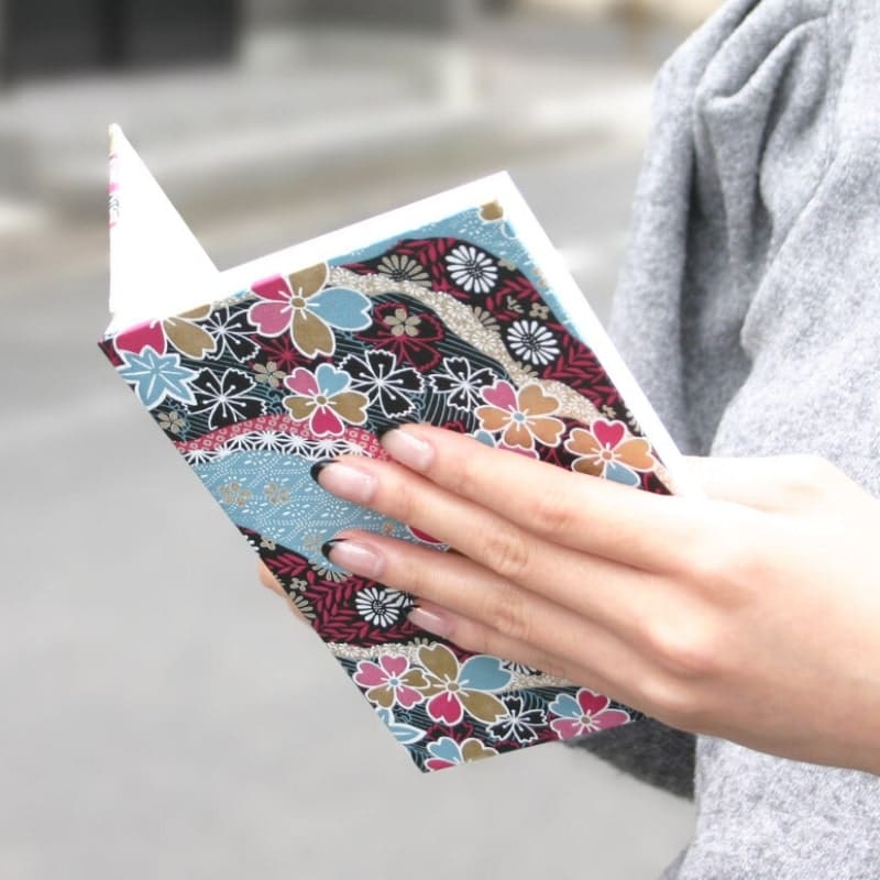 Cuaderno de Sellos Japonés Irodori Sakura