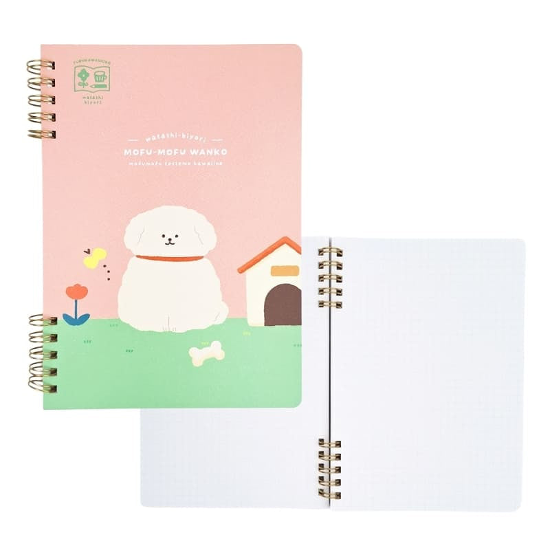 Cuaderno Espiral Mofu-Mofu Wanko