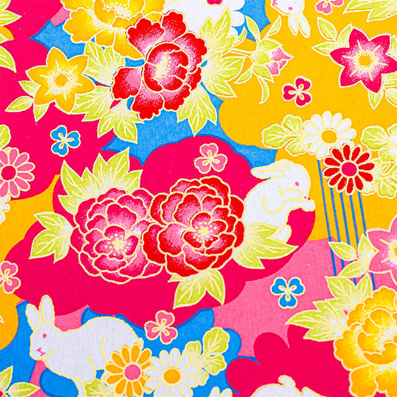 Cuaderno Japonés Goshuin Mino Washi Usagi