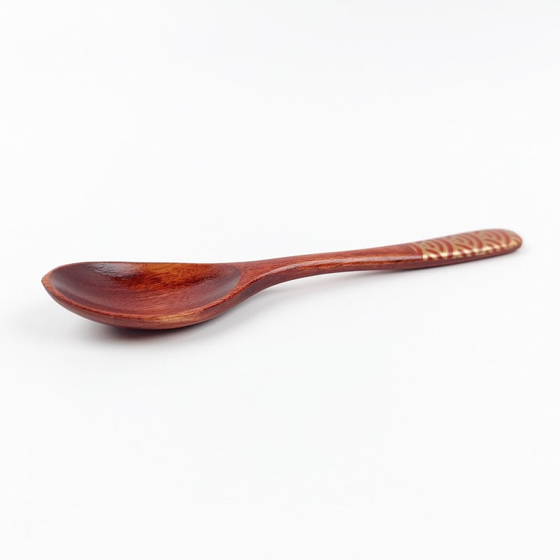 Cuchara para Té Japonesa Madera - Roja