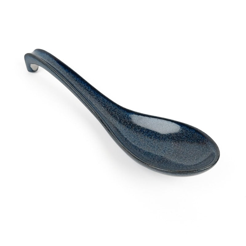 Cuchara Ramen Japonesa Azul