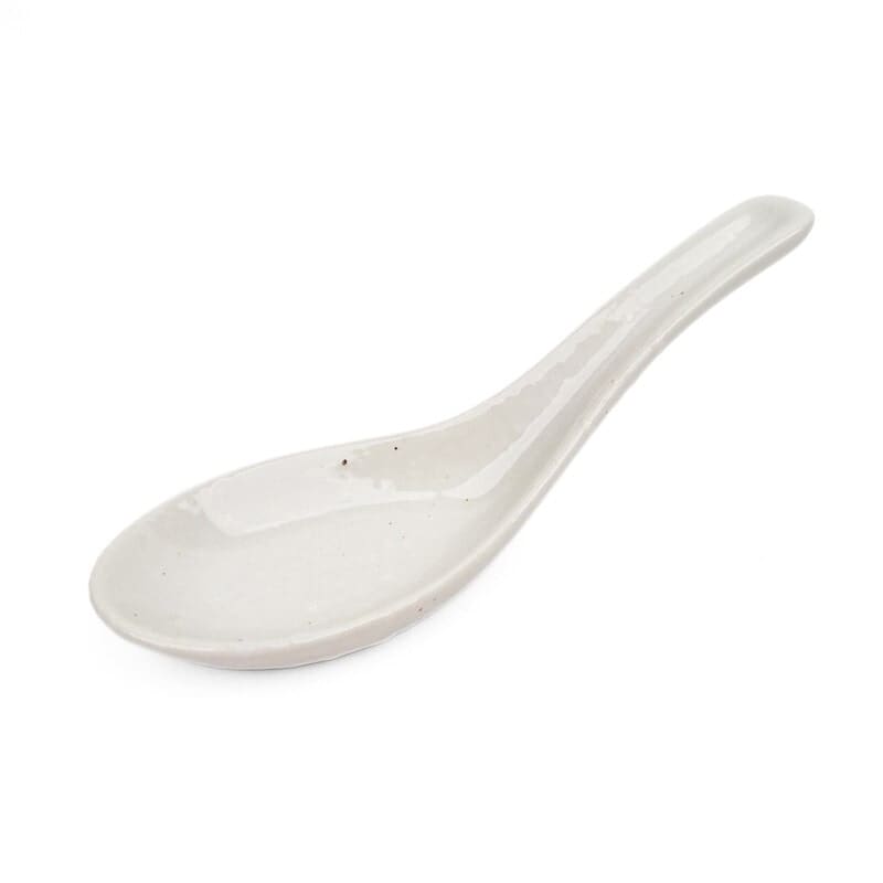 Cuchara Ramen Porcelana Blanca Kohiki