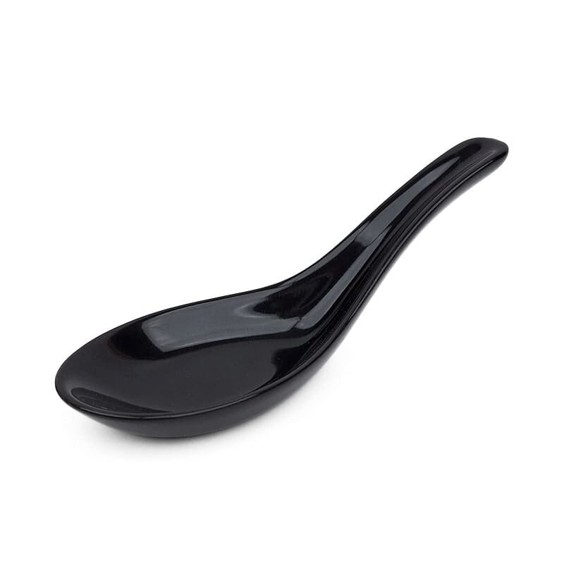 Cuchara Ramen Porcelana Negra
