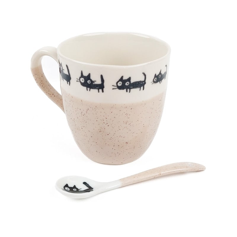 Cucharilla de Café Gato Beige