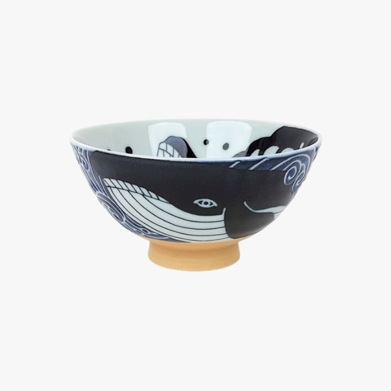 Cuenco de Arroz Japonés Ballena