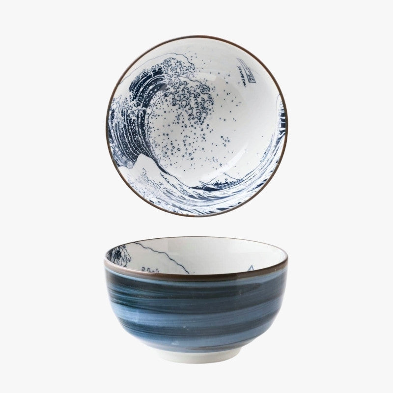 Cuenco de Arroz Japonés Hokusai