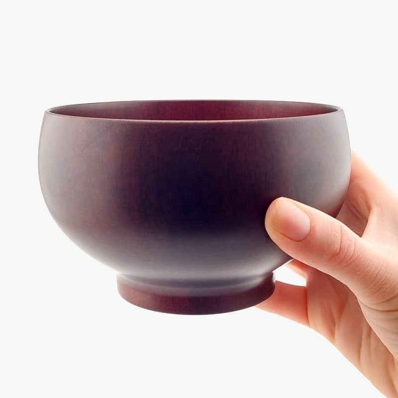 Cuenco de Madera Japonés Kishu Nuri