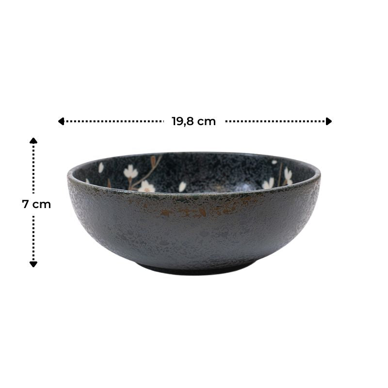 Cuenco japonés donburi Kuro Sakura