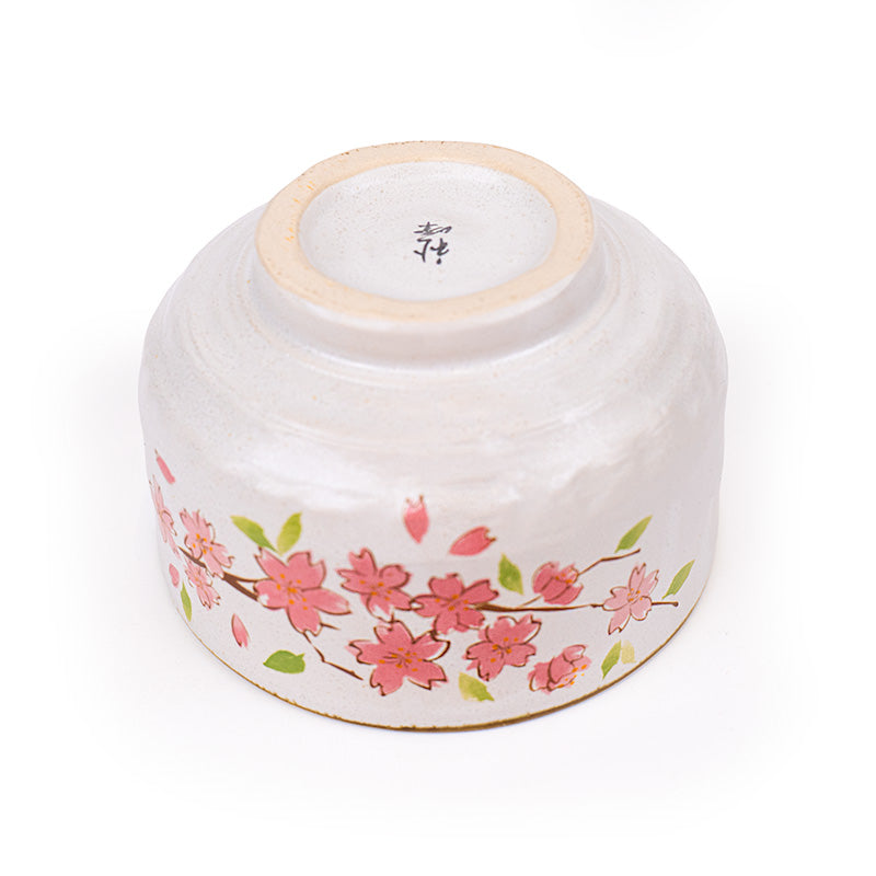Cuenco japonés para matcha Flores de Cerezo