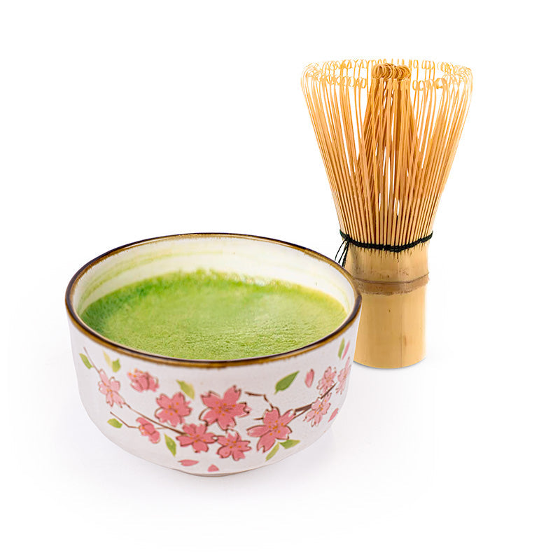 Cuenco japonés para matcha Flores de Cerezo