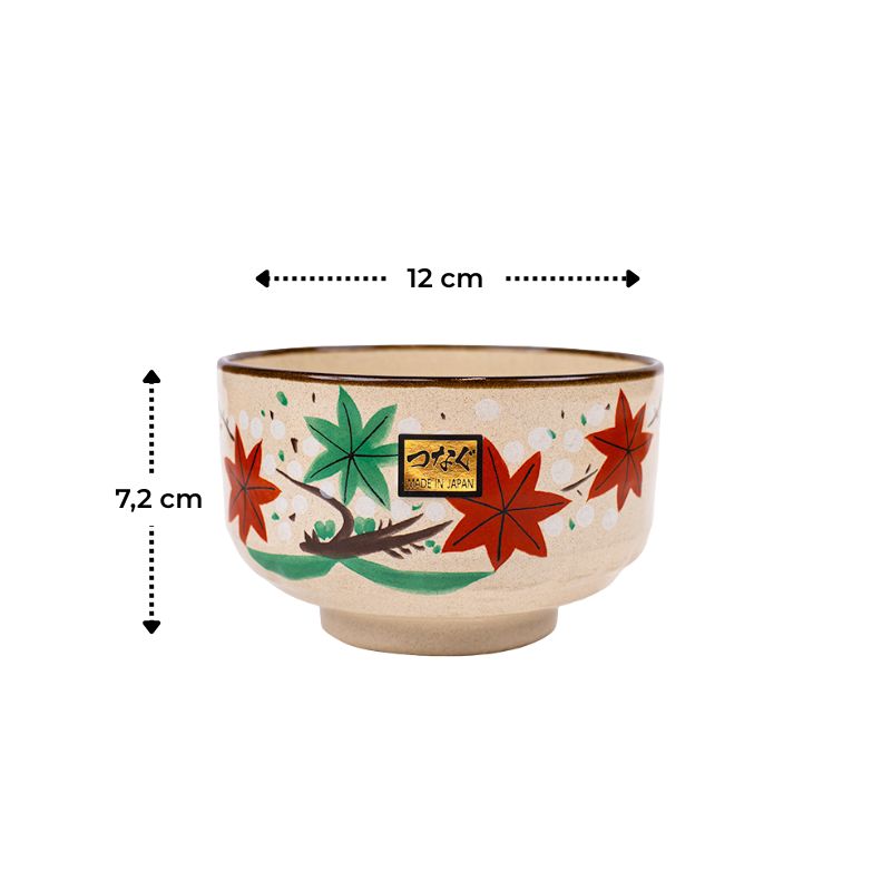 Cuenco japonés para matcha Momiji