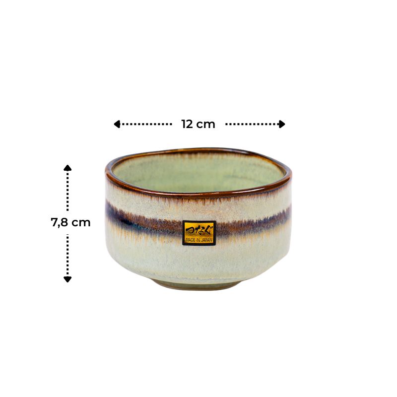 Cuenco japonés para matcha Wasabi