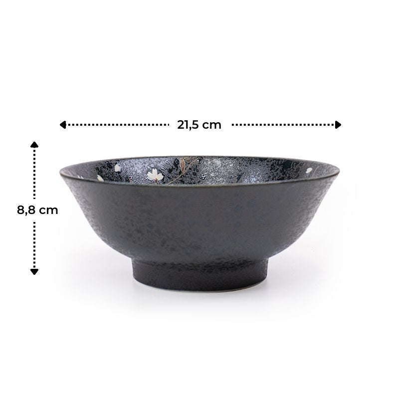 Cuenco japonés para ramen Kuro Sakura